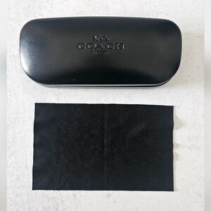 Coach Black Eyeglass Case